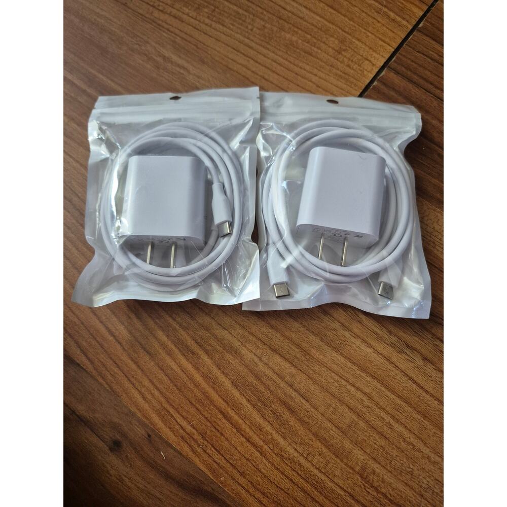 2 OthoKing USB C Chargers & 2 20W USB Fast Wall Charger Type C Charger Block S1 - Picture 1 of 8